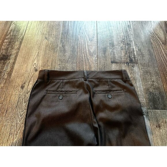 Dolce & Gabbana VIntage Brown Riding Breaches Leather Trim Size 29 X 35 - Picture 8 of 9